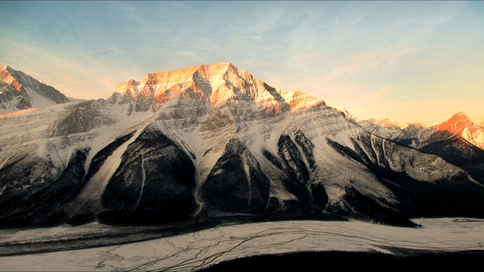 Banff at golden hour
