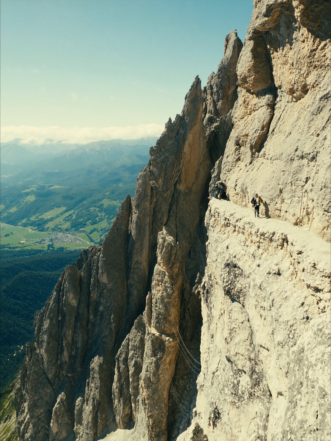 Via ferrata in the Dolomites