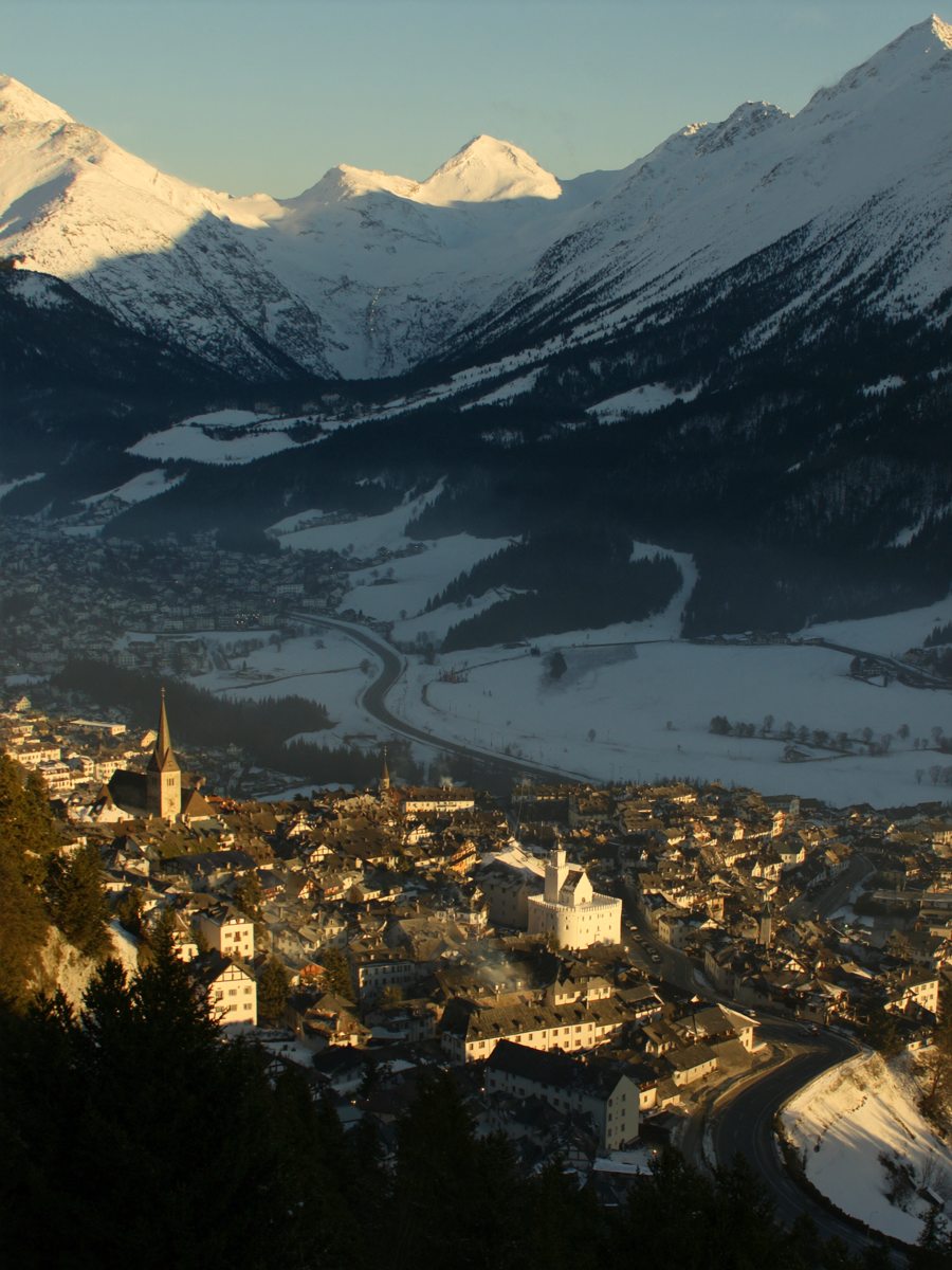 Kitzbühel at golden hour