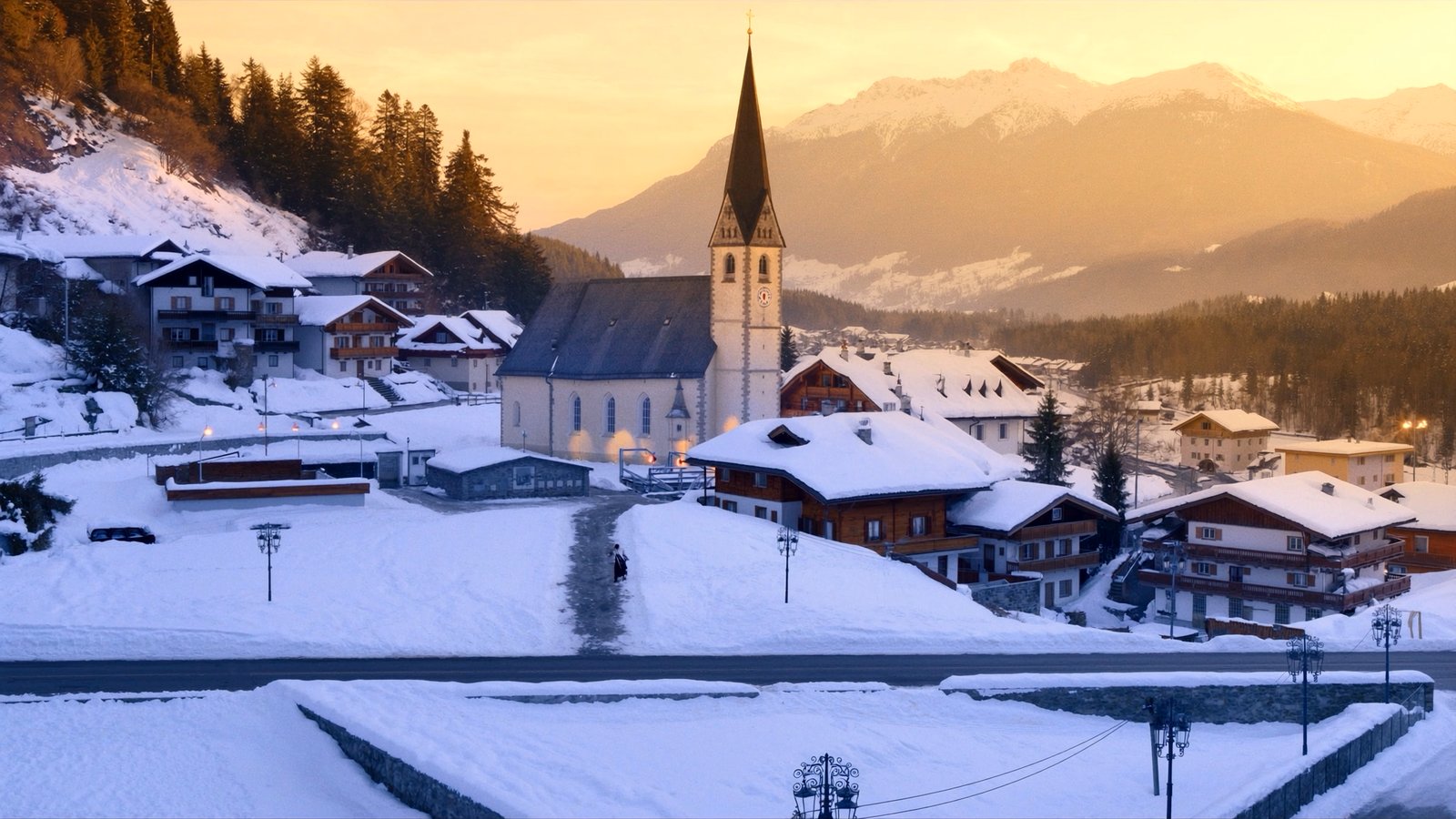 Lech at golden hour
