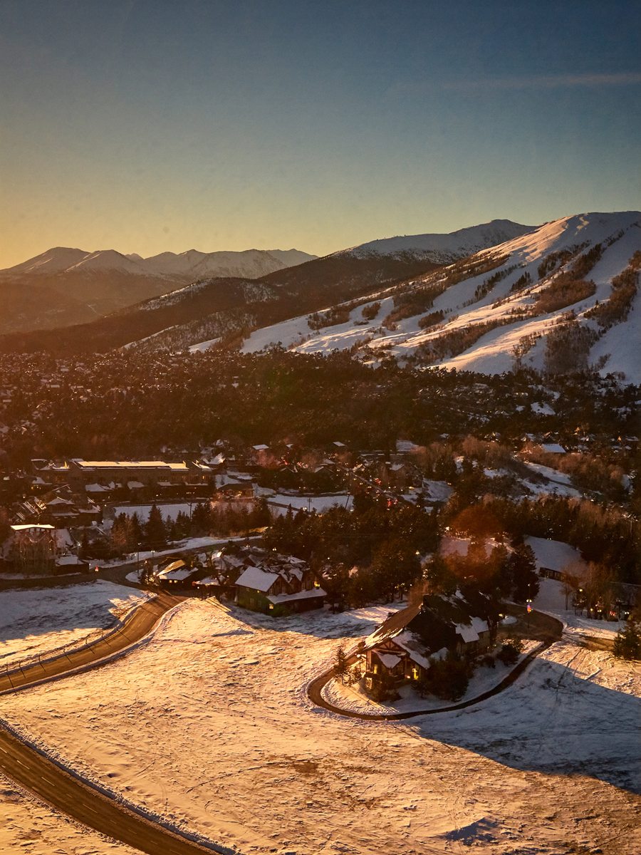 Park City at golden hour