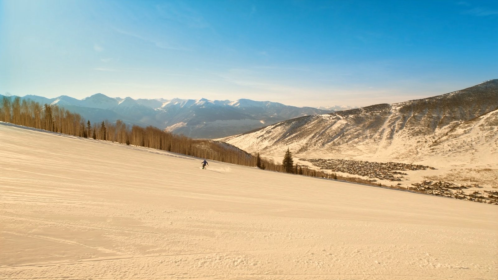 Wide open ski terrain at Snowmass