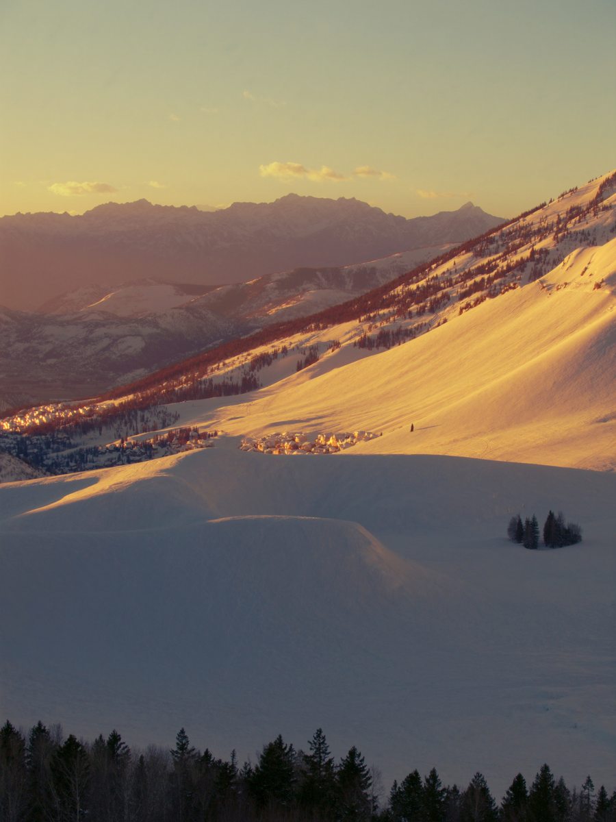 Vail at golden hour